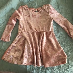 Pink velvet GREAT CONDITION ballerina dress